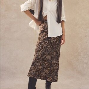 Z Supply Izabel Leopard Skirt